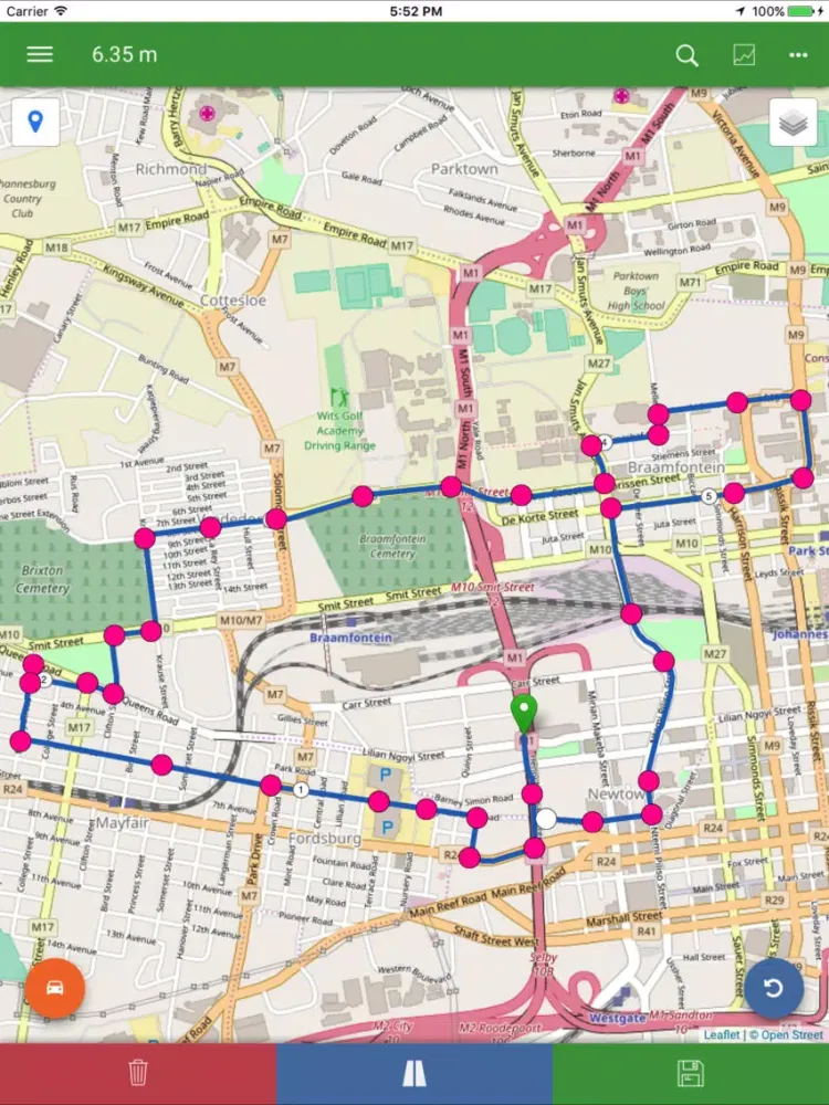 Capturas de tela do MyRoutes Route Planner iPad 