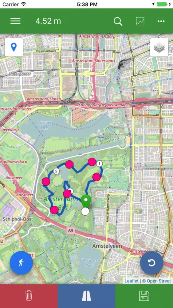 Capturas de tela do MyRoutes Route Planner