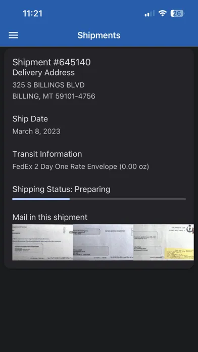 Capturas de pantalla de MyRVMail
