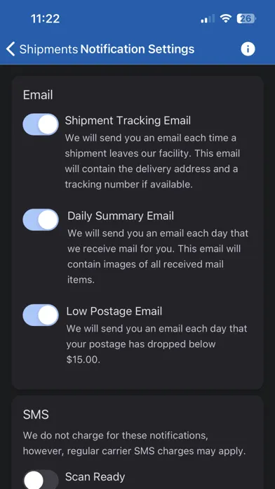 Capturas de pantalla de MyRVMail