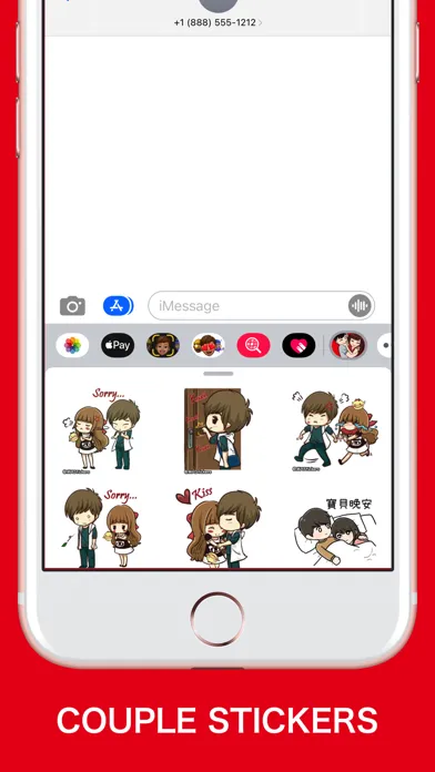 صور Happy Couple Sticker