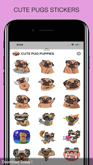 Tangkapan layar CUTE PUG PUPPIES