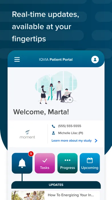 Скриншоты IQVIA Patient Portal