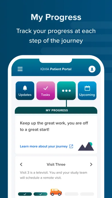 Скриншоты IQVIA Patient Portal