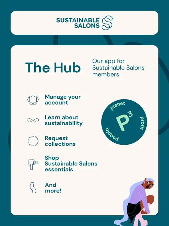Zrzuty ekranu Sustainable Salons Hub iPad 