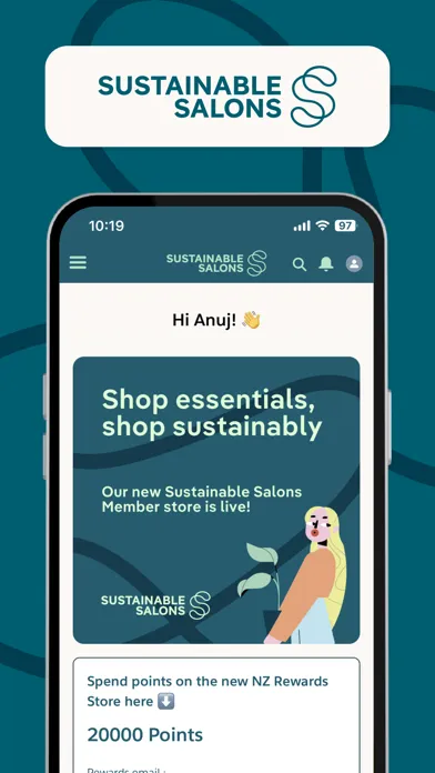 Zrzuty ekranu Sustainable Salons Hub