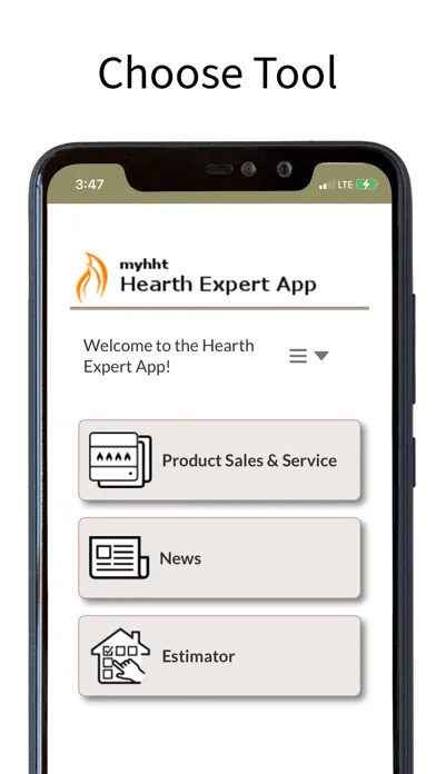 Ảnh chụp màn hình của myhht Hearth Expert App