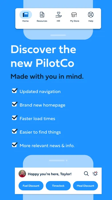 ภาพหน้าจอของ PilotCo