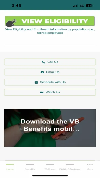 VB Benefits 스크린샷