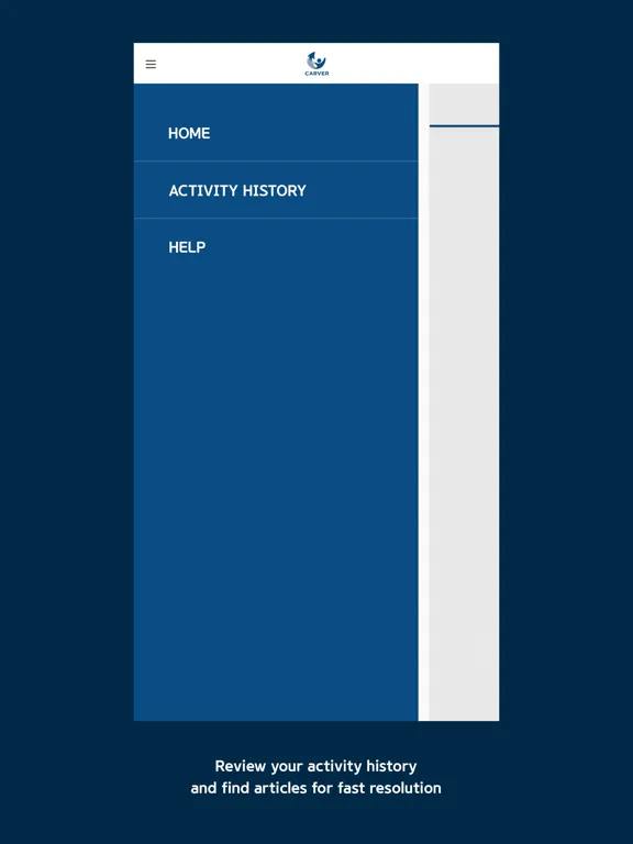 Carver Partner Portal iPad স্ক্রিনশট