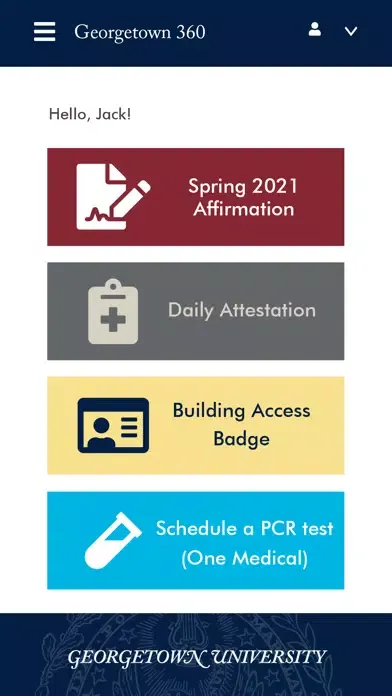 GU360 - Georgetown University 스크린샷