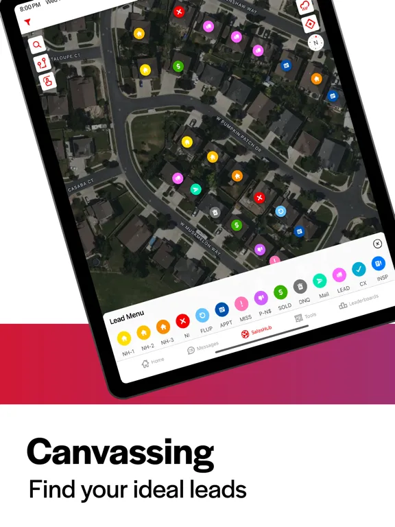 SalesRabbit iPad  스크린샷