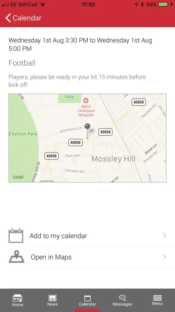 Liverpool College Screenshots