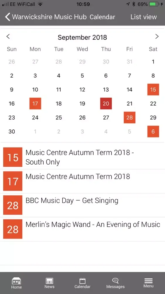 Warwickshire Music স্ক্রিনশট