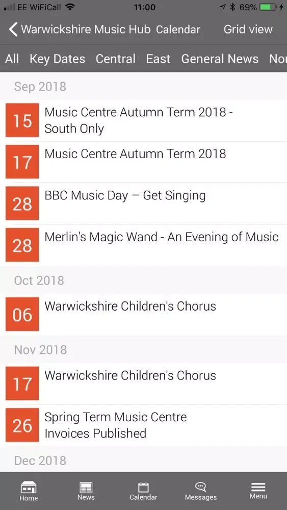 Warwickshire Music স্ক্রিনশট