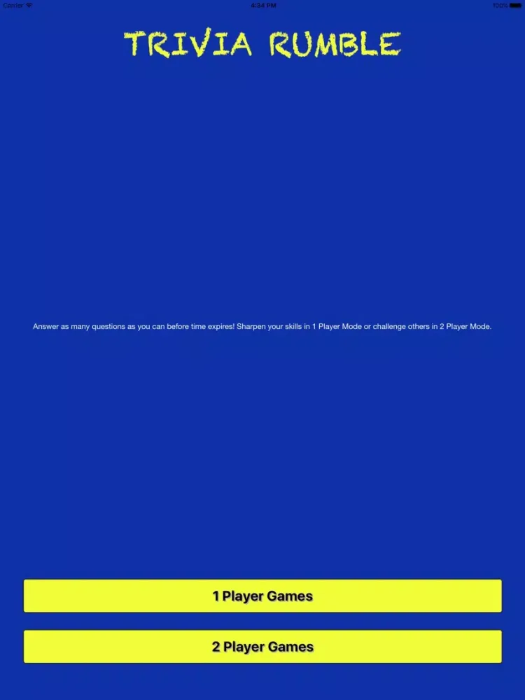 Trivia Rumble iPad  স্ক্রিনশট