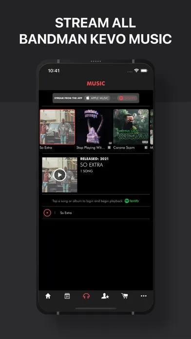 Bandman Kevo - Official App Screenshots
