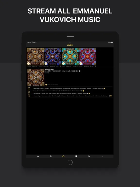 Emmanuel Vukovich Official App iPad  Screenshots