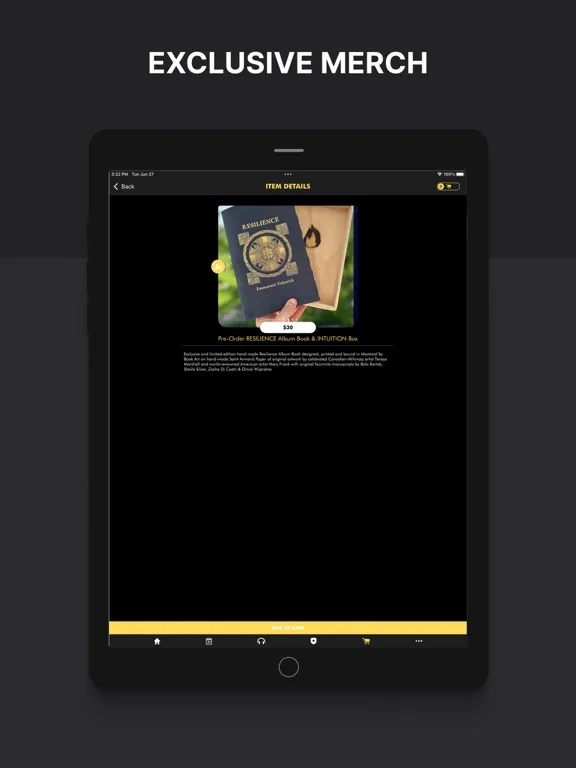 Emmanuel Vukovich Official App iPad  Screenshots