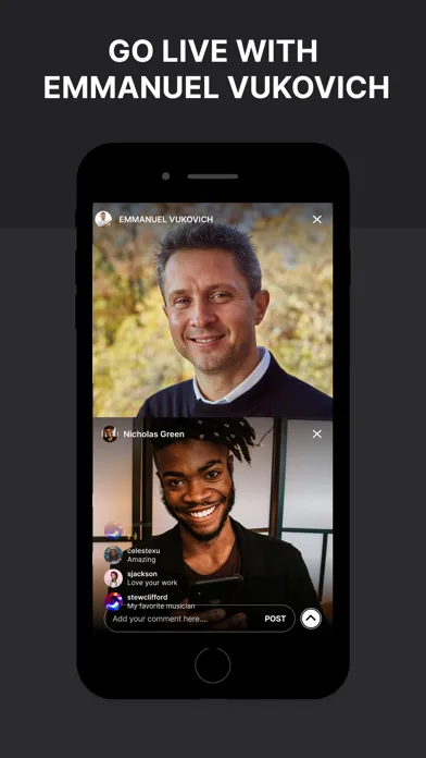 Emmanuel Vukovich Official App Screenshots