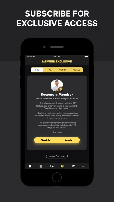 Emmanuel Vukovich Official App Screenshots