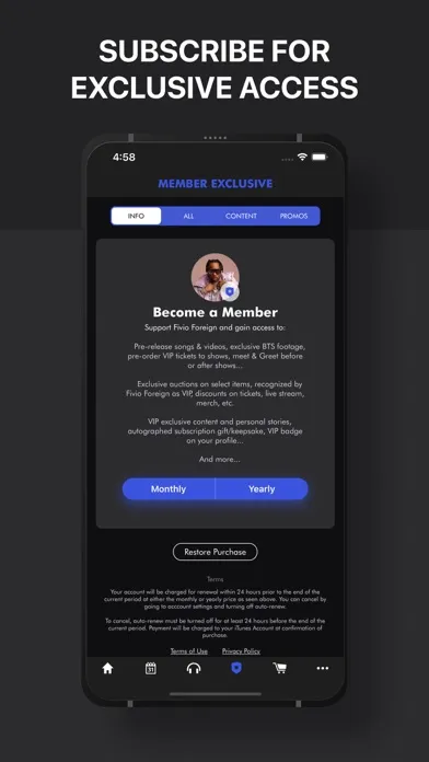 Fivio Foreign - Official App स्क्रीनशॉट