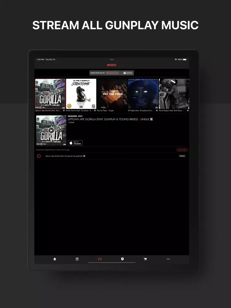 Capturas de pantalla de Gunplay - Official App iPad 