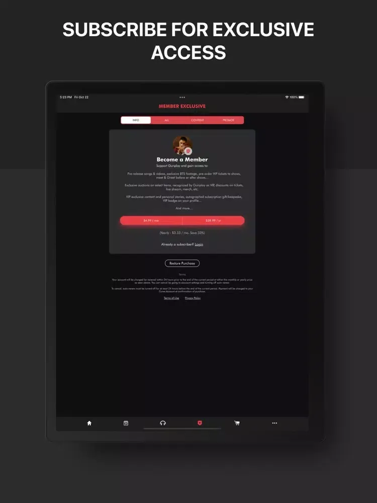 Capturas de pantalla de Gunplay - Official App iPad 