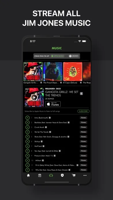Jim Jones - Official App Screenshots
