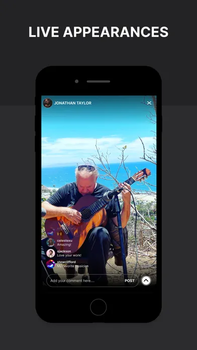 Captures d'écran de Jonathan Taylor - Official App