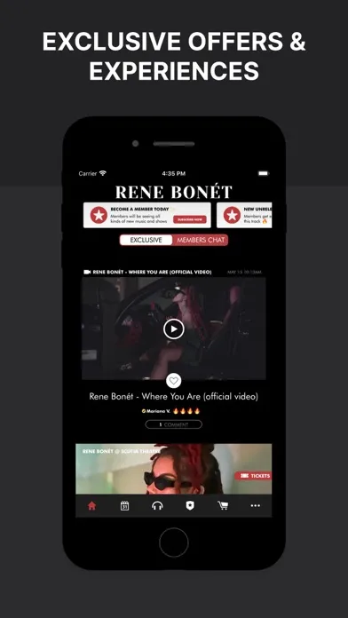 Capturas de pantalla de Rene Bonét - Official App