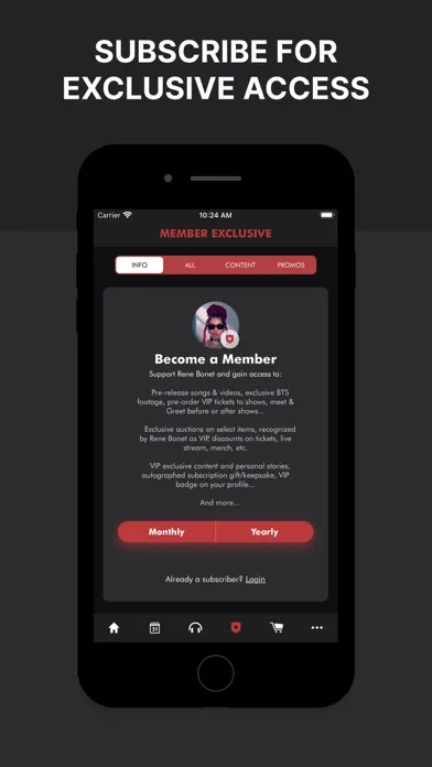Capturas de pantalla de Rene Bonét - Official App
