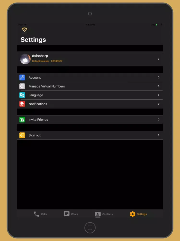 Telefon Messenger iPad  स्क्रीनशॉट