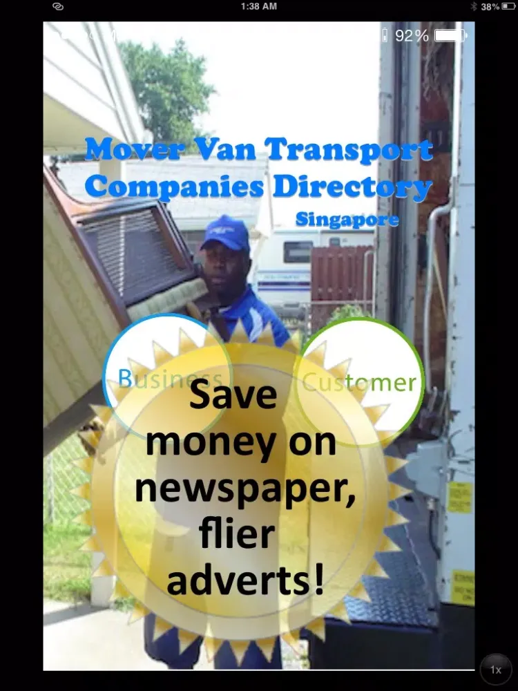 Mover Companies 搬运公司 Van Transport Singapore myServices iPad  سکرین شاٹس