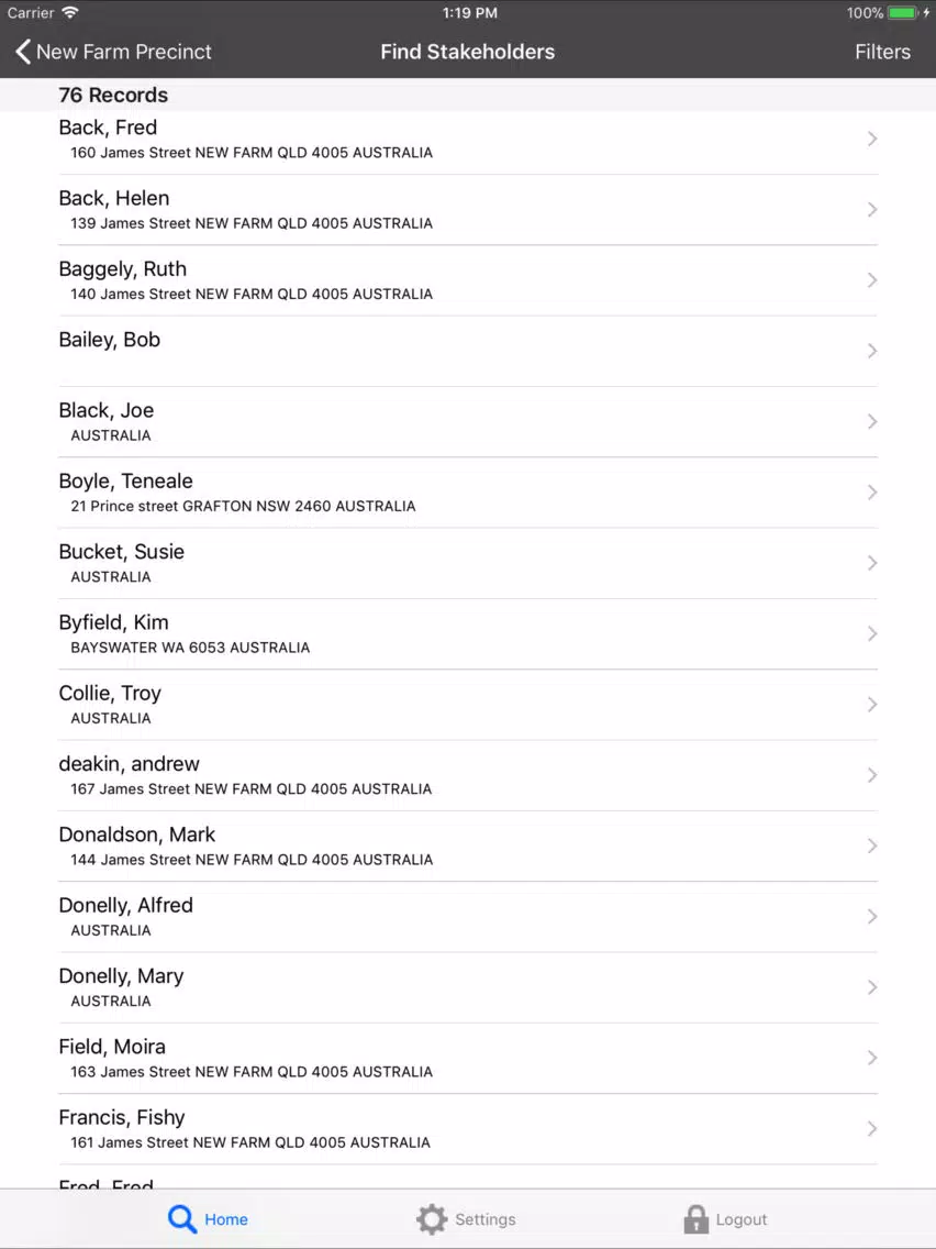 Consultation Manager iPad  स्क्रीनशॉट