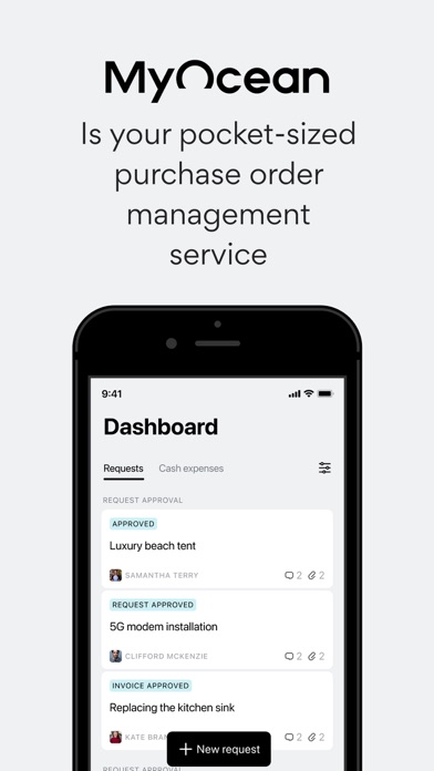 Zrzuty ekranu MyOcean CrewApp