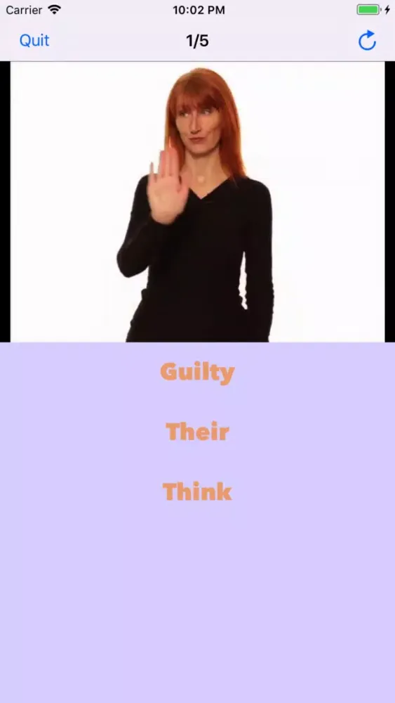 Screenshot di ASL Baby Signing Dictionary
