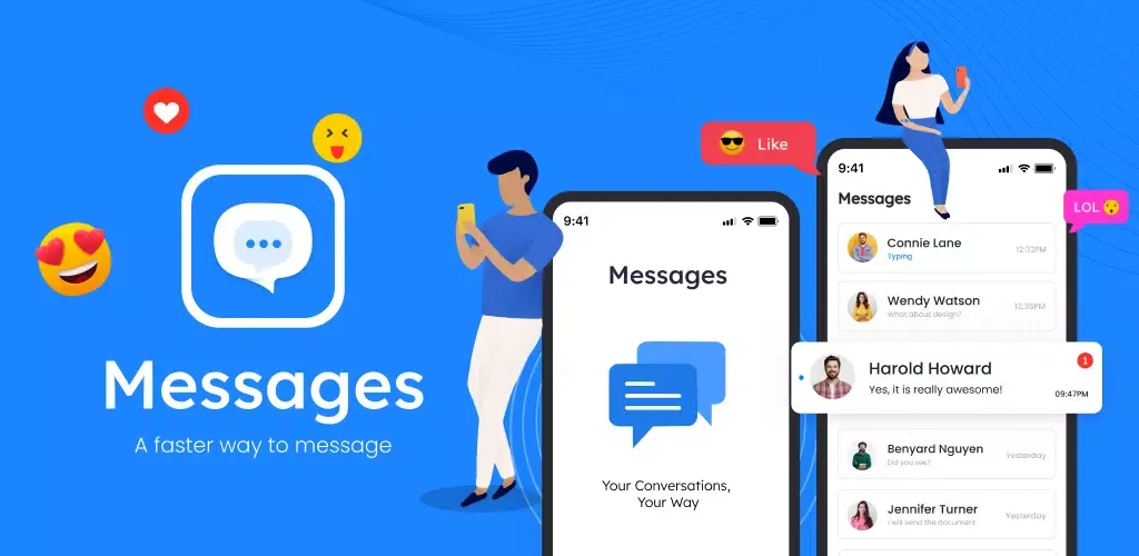 Messages سکرین شاٹس