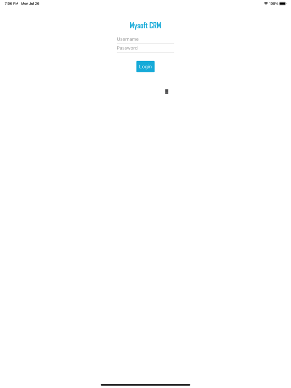 Mysoft CRM iPad  Screenshots