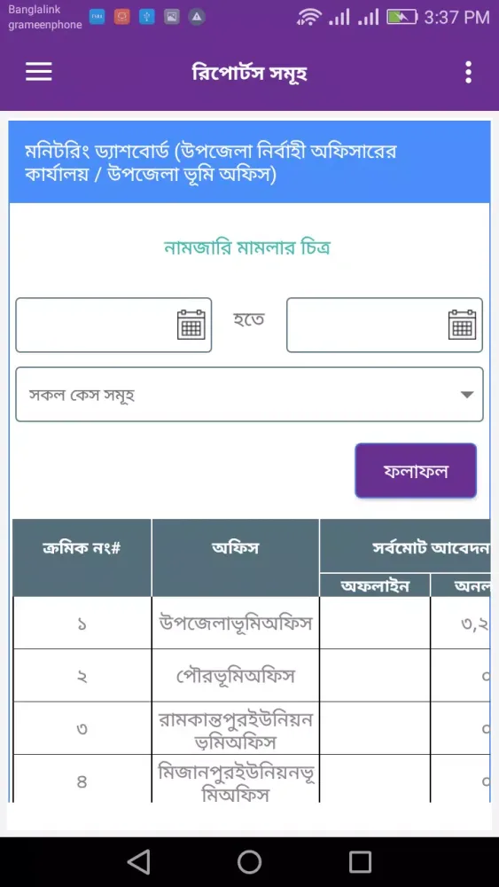 e-Mutation (ই-নামজারি) سکرین شاٹس