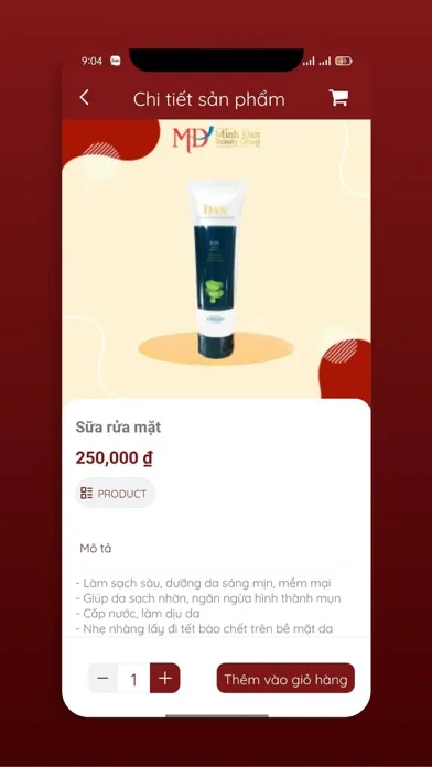Minh Đan Beauty Ekran Görüntüleri