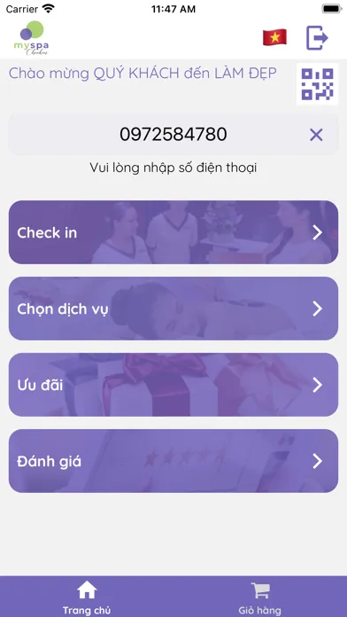 Zrzuty ekranu Myspa Checkin