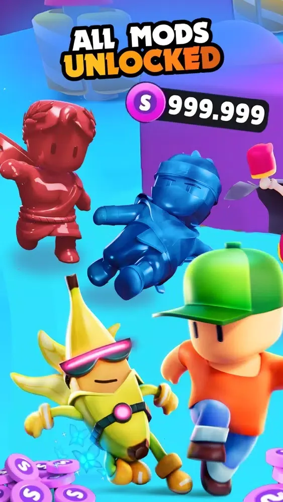 Capturas de tela do Mods & Gems for Stumble Guys.