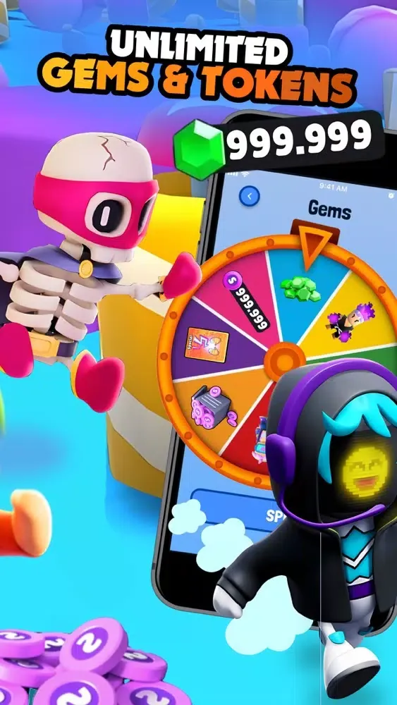 Capturas de tela do Mods & Gems for Stumble Guys.