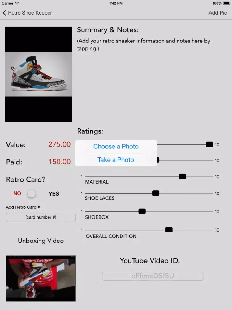 Retro Shoe Keeper - True Sneaker Collectors iPad  Ekran Görüntüleri