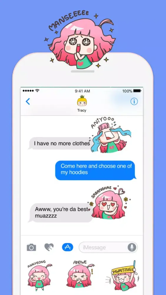 Oppa! - Stickers for iMessage Screenshots