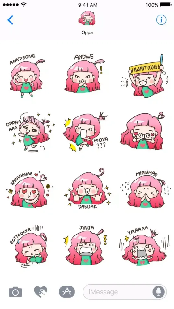 Oppa! - Stickers for iMessage Screenshots