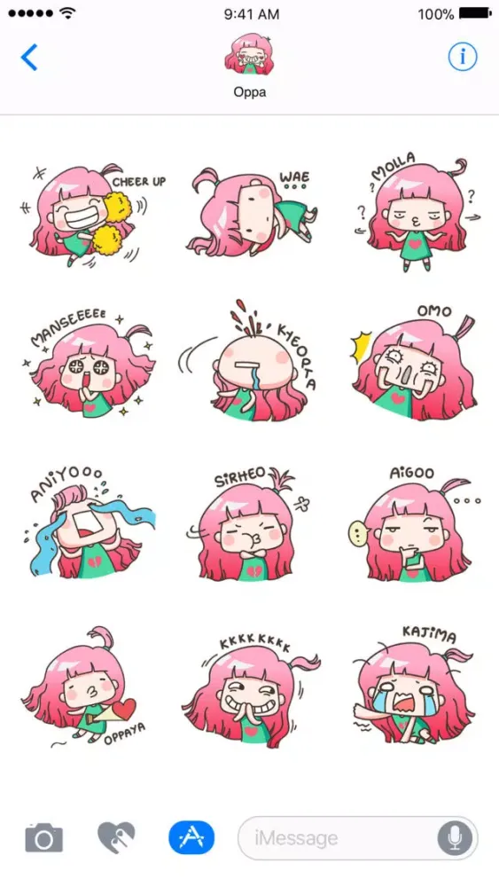 Oppa! - Stickers for iMessage Screenshots