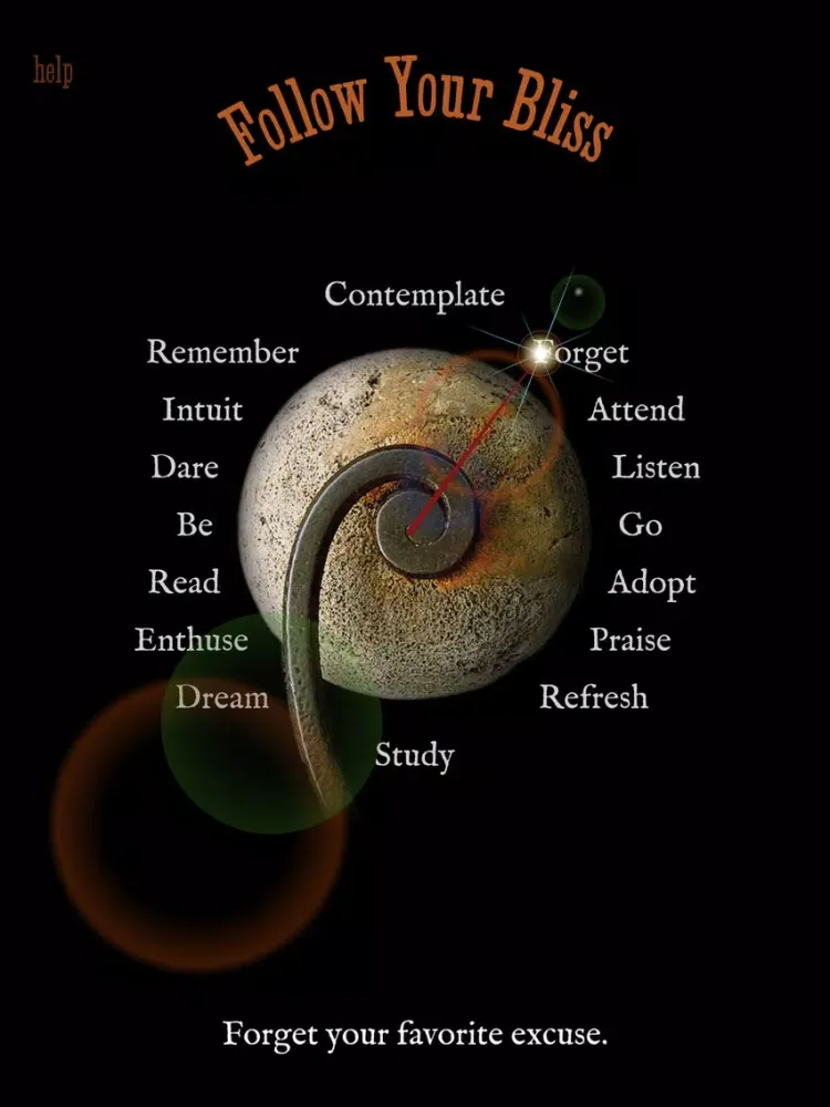 Follow Your Bliss Compass iPad  스크린샷