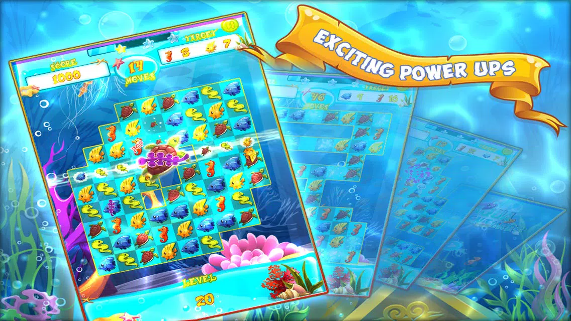 Zrzuty ekranu Aqua Adventures - Match Three Games